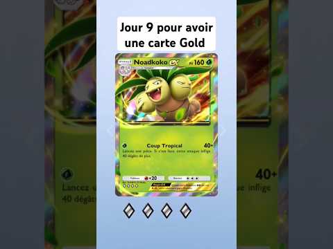 Jour 9 pour avoir une carte Gold (pokémon TCGP) #foryou  #pokemon