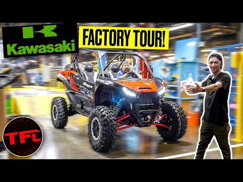 The Sounds & Sights in This Kawasaki Side-by-Side Factory Are Unlike Anything I've Ever Experienced!