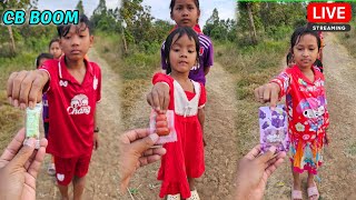 Poor children are happy when they eat cake delicious