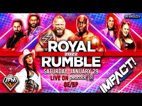 WWE Royal Rumble 2022 Official Theme Song 🎵 INFAMOUS IV