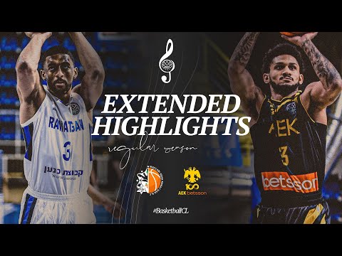 Maccabi Ramat-Gan v AEK Betsson BC | Full Game Highlights | #BasketballCL 2024-25