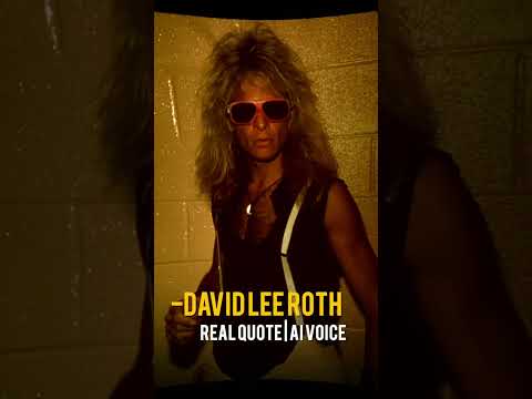 For my fan-made #vanhalen documentary I made a Roth AI voice. Here’s a taste. Sound like him?