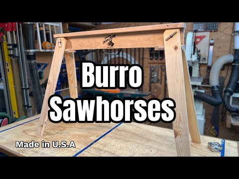 Burro Sawhorses | First Look!