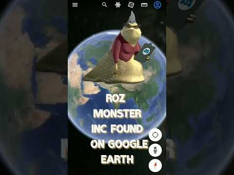 Roz Monster INC Found😱In Google Map|Google Map Secrets|