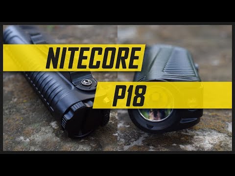 (Discontinued) NITECORE P18 1800 Lumen Tactical Everyday Carry Flashlight with Secondary Red Output