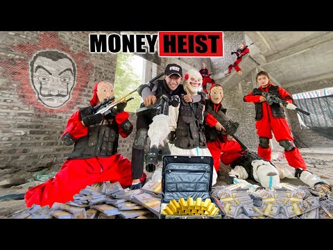 PARKOUR VS MONEY HEIST: Money Heist kill the police rescue the bad guy,steal money & gold | Epic POV