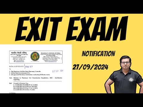 Exit  Exam New update  27 September