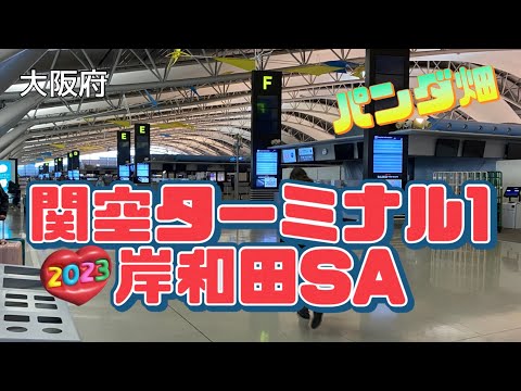 【行った気分】関空第一ターミナルと岸和田サービスエリア