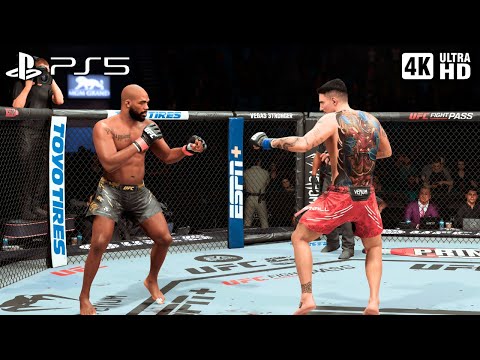 Jon Jones vs Tom Aspinall | EA Sports UFC 5 Gameplay (PS5 4K 60FPS)