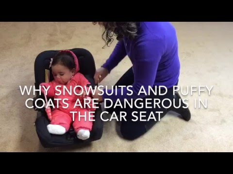 Snowsuit makes car seats straps 4 inches to loose