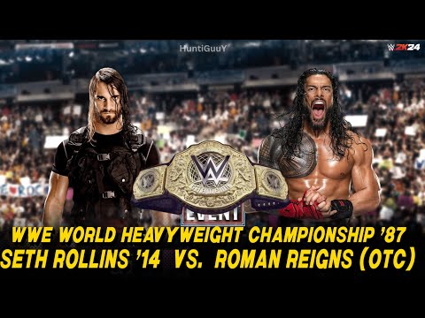 FULL MATCH - Seth Rollins vs. Roman Reigns  - WWE World Heavyweight Championship