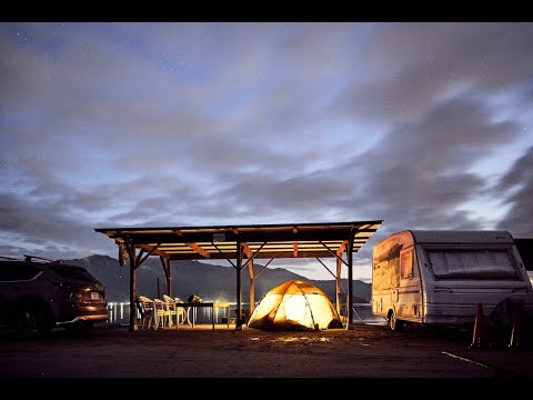 Wanting to eat grilled oysters at the beach, solo camping - Allak3 hilleberg