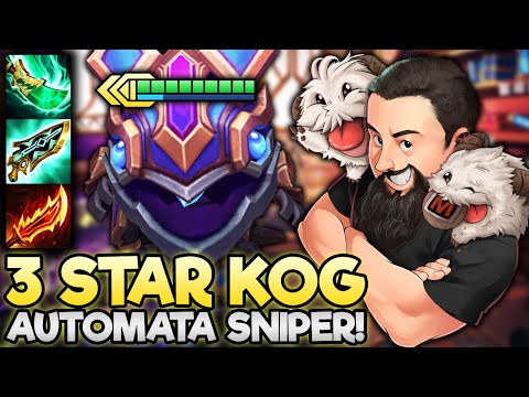 3 Star Kog'Maw - The Golden Automata Team!! | TFT Into the Arcane | Teamfight Tactics