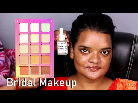 Best Bridal Makeup Tutorial/ Step By Step Long Lasting Bridal Makeup/ Makeup Tutorial For Beginners