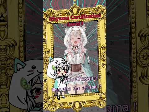 【CertOhym】This Ohayama,When did she stream? Part14【Kao-Moji_Ch】