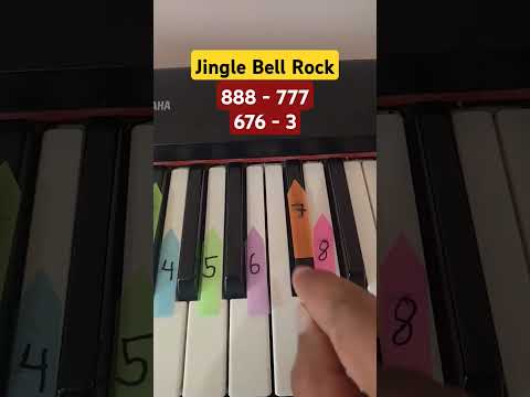 Jingle Bell Rock – Easy Piano Tutorial 🎹 #shorts #piano #pianotutorial