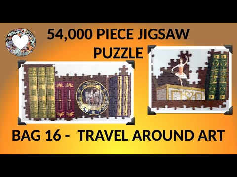 Bag 16 (Q&A) Section 18 of EPIC 54,000 Piece Jigsaw Puzzle: Travel Around Art from Grafika