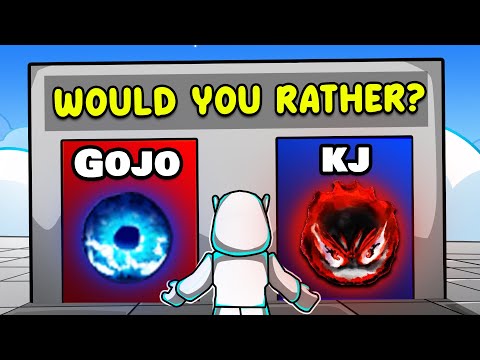 I Played "WOULD YOU RATHER" In The Strongest Battlegrounds...