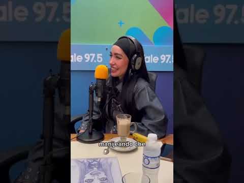 Maria Becerra hablando sobre la posibilidad de hacer otra cancion con los del espacio