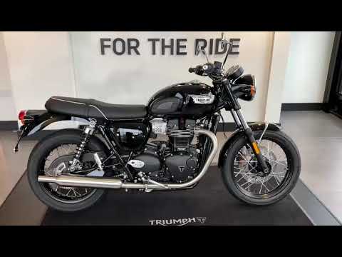 Triumph Bonneville T100 finished in Jet Black