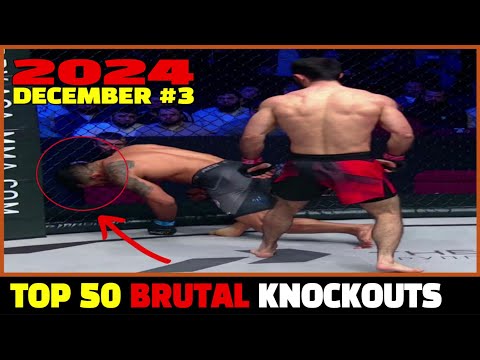 Top 50 Brutal Knockouts December 2024 #3 (MMA•Muay Thai•Kickbox•Kun Khmer)