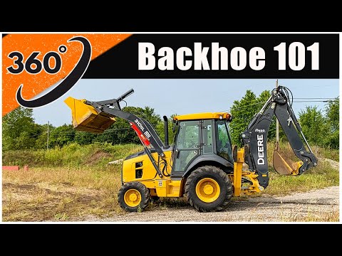 How to Operate a Backhoe (360°) | Tractor Loader Backhoe Operator Training