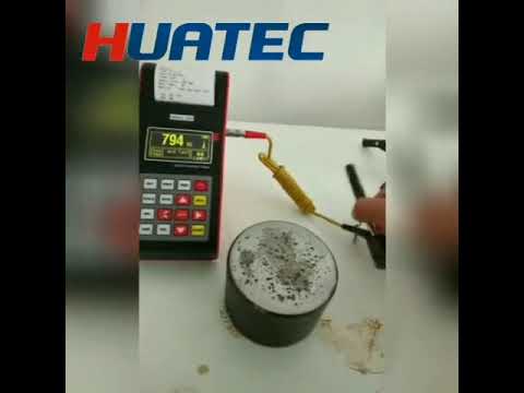 HUATEC How to test steel hardness by Protable hardness tester RHL170