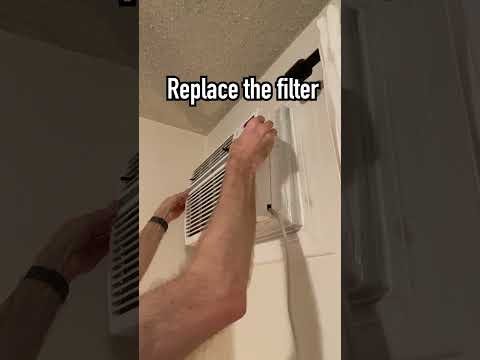 How to clean your A/C filter & reset the light