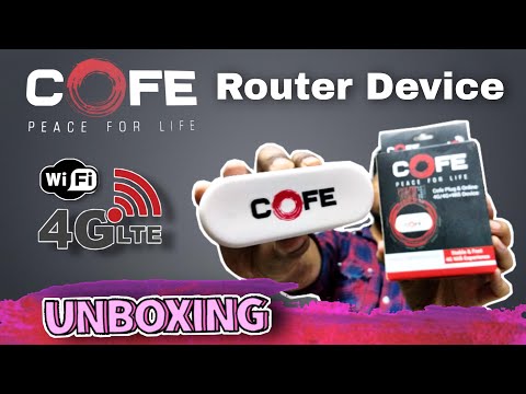 Cofe wifi 4g device unboxing & configuration 🔥🔥 | cofe 4g wifi dongle / router with sim slot