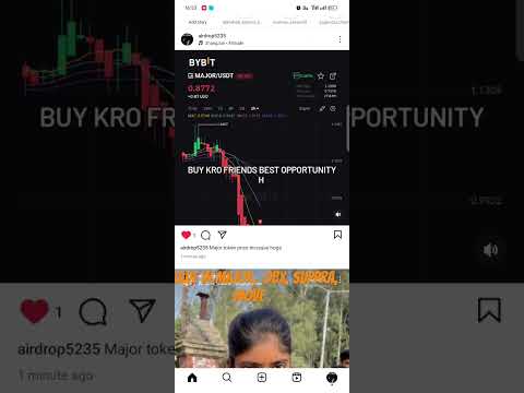 Major best opportunity buy and hold kar sakte hai #majorette #major #binanceairdrop #meneses