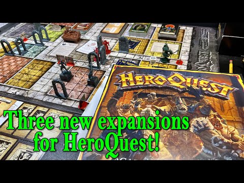 Three new expansions for HeroQuest! (Against the Ogre Horde, and others)