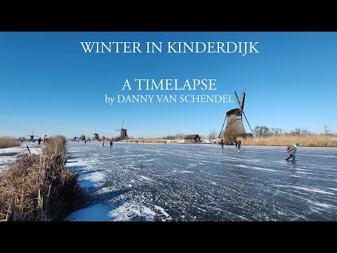 Winter in Kinderdijk: A timelapse