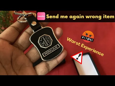 Received Wrong❌ Keychain 🤬 From Meesho l Worst Experience ‼️ l Spam alert🚨 l MG Keychain