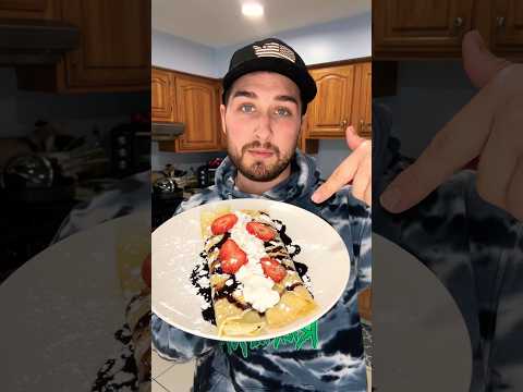 Insane Nutella Loaded Crepes! #shorts