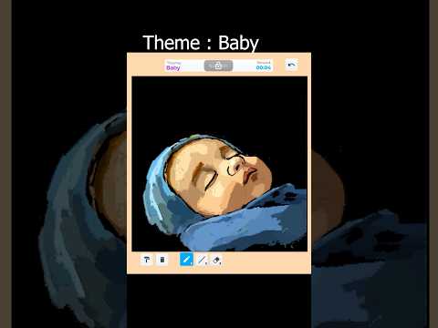 Drawing baby in Roblox Speed Draw - Tryhard Art Challenge #roblox #art #drawing #painting #shorts