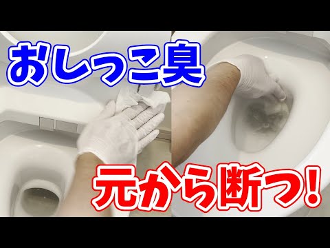 【悪臭退治】 おしっこ臭撃退洗剤でトイレの尿臭を元から断つトイレ掃除術！