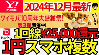 【特典倍増!】ワイモバイル10周年大感謝祭第3弾がスタート!現在行われているキャンペーンをまとめてご紹介