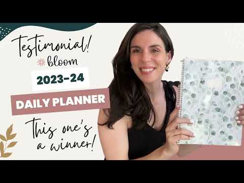 2023-24 8.5 x 11 Soft Cover Planner Testimonial