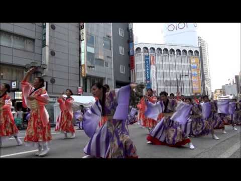 第１４回　東京よさこい（池袋）　前夜祭　アゼリア通りでの「茜丸」演舞 2013