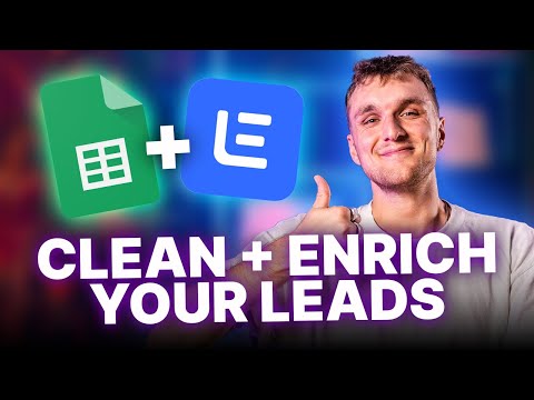 How I Clean and Enrich my Leads For Free in 10 seconds