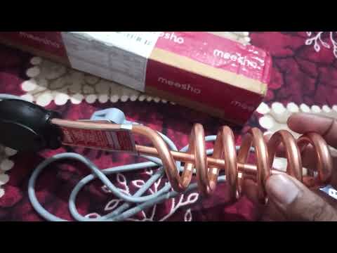 Premium Quality 1500 Watt Immersion Rod Unboxing  1 year warranty ke sath