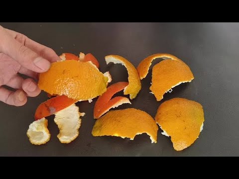 Don't throw away orange peels. My 98-year-old grandma taught me a folk method for the older generati