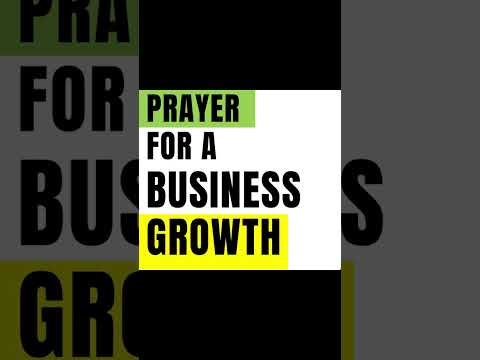 Prayer for business growth 🙏🏼 #morningprayer #shorts #businessgrowth