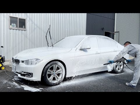 あなたの車は大丈夫？白の車は汚れが「見えてない」だけです。BMW３シリーズ【30時間ガチ洗車DIY】