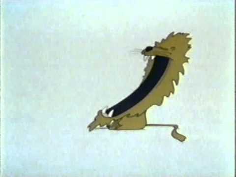 Classic Sesame Street animation - the letter L becomes a lion