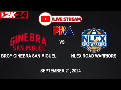 LIVE NOW! BRGY GINEBRA vs NLEX ROAD WARRIORS | PBA SEASON 49 | September 21, 2024 | CPU vs CPU