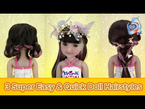 3 Easy Doll Hairstyles for New Year!🎉✨