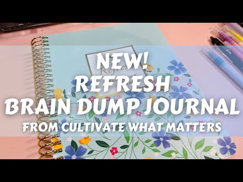 BRAIN DUMP JOURNAL From Cultivate What Matters | DISCOUNT