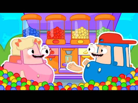 The surprise egg for kids! NEW episodes! Cars play with toys. The Wheelzy Family cartoon for kids.