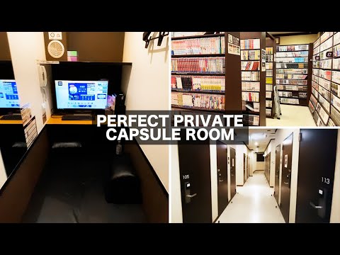 Staying at Japan's Most Exciting Private Capsule Room | Internet Cafe Kaikatsu